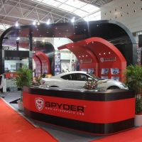 灯光改装另类 SPYDER参加CAS上海改装展
